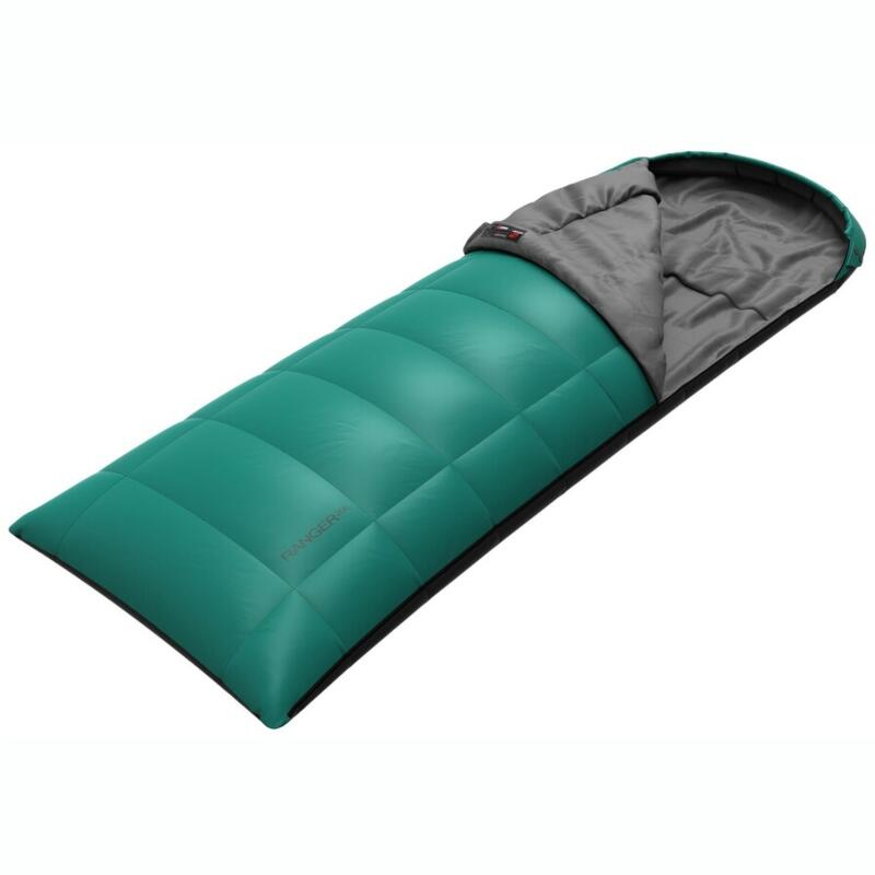 Schlafsack Decke Modell Ranger 200 Links -4°C-Grün