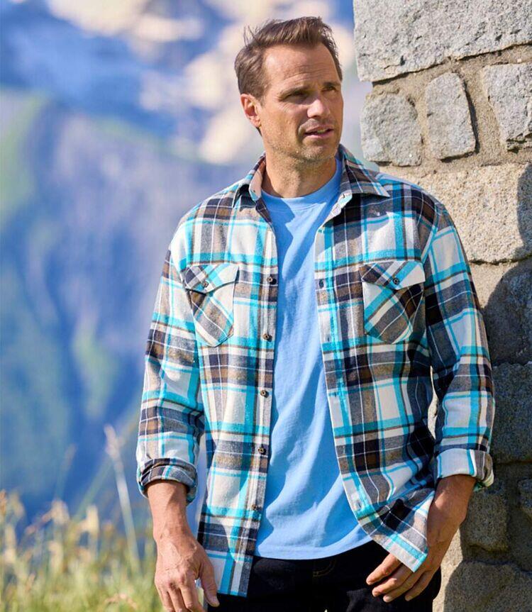 Chemise Flanelle Carreaux 3/7