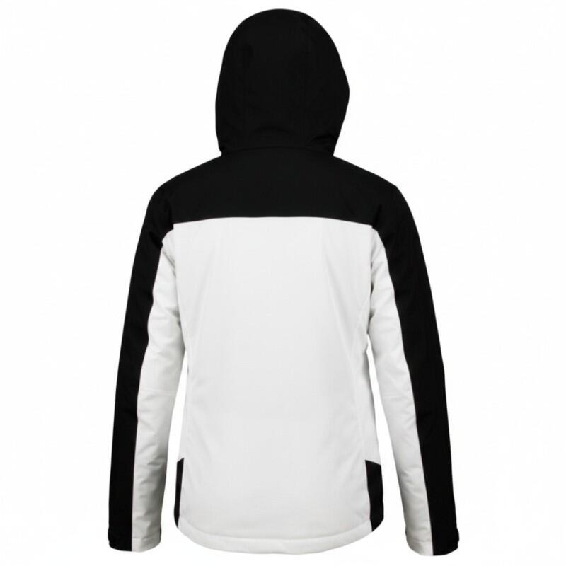 Anorak Joluvi Sestriere blanco y negro para hombre, impermeable 2/2