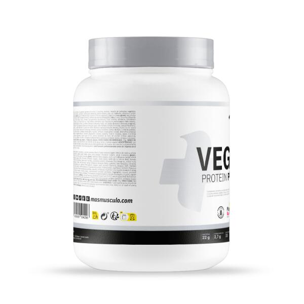 Vegan Protein Pea & Rice (Guisante y Arroz) - 1kg Chocolate Blanco con Fresa MAS 2/5
