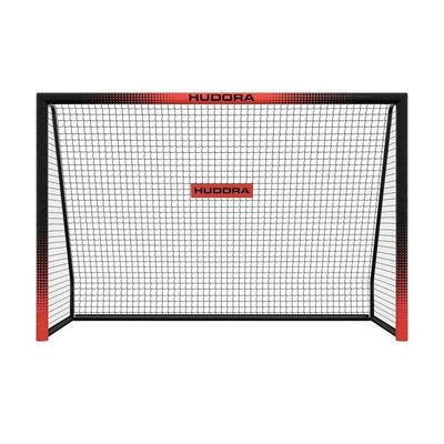 Hudora voetbaldoel pro tect 240 - zwart 240x160x85cm