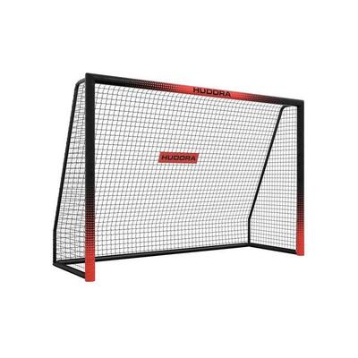 Hudora voetbaldoel pro tect 120 - zwart 120x80x48cm