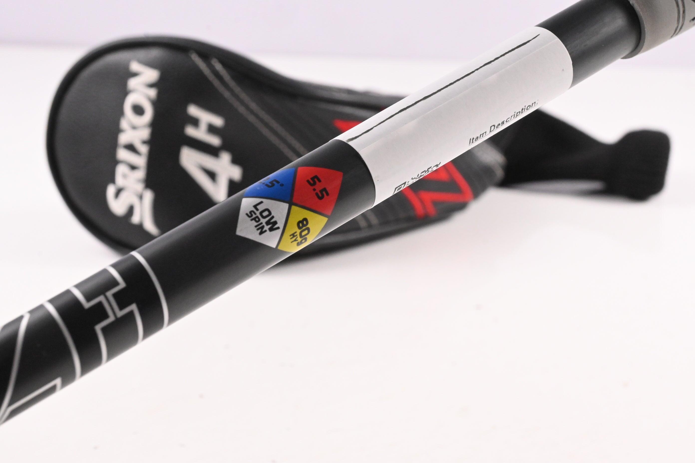 Srixon ZX #4 Hybrid / 22 Degree / Regular Flex HZRDUS Smoke Black