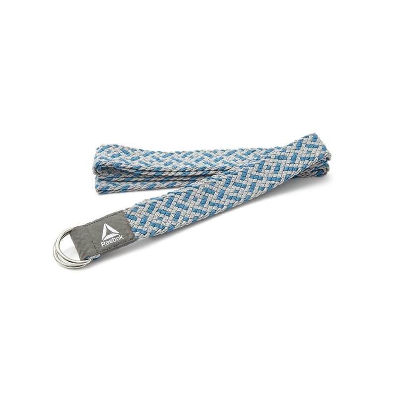 Premium Yoga Strap Anglais Emeraude / Gris