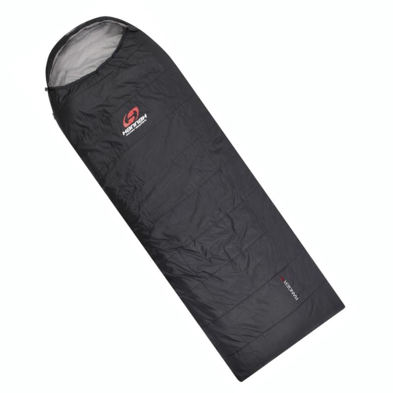 Slaapzak dekenmodel Ranger 200 links -4°C - Zwart