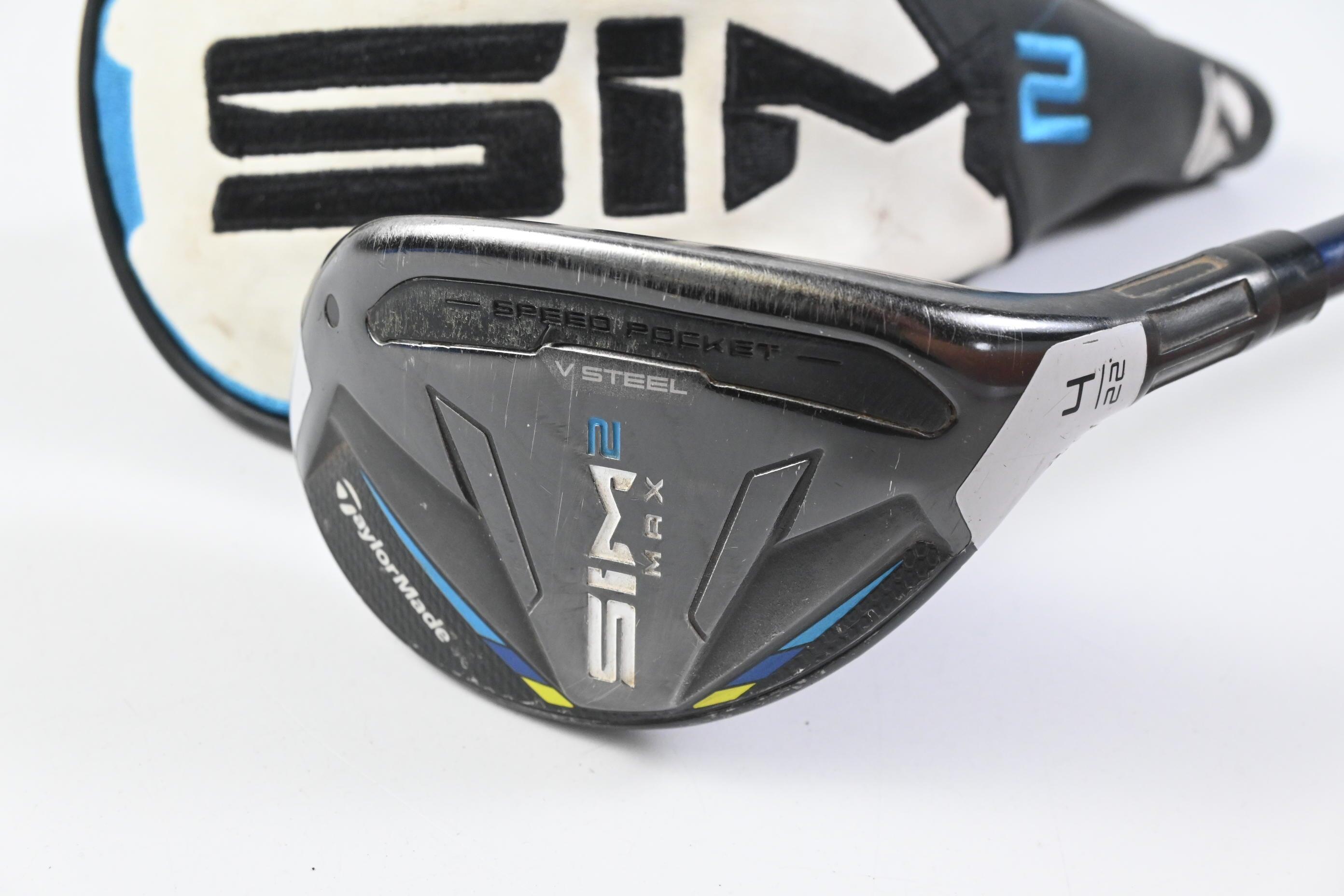 Taylormade SIM2 Max #4 Hybrid / 22 Degree / Stiff Flex Fujikura