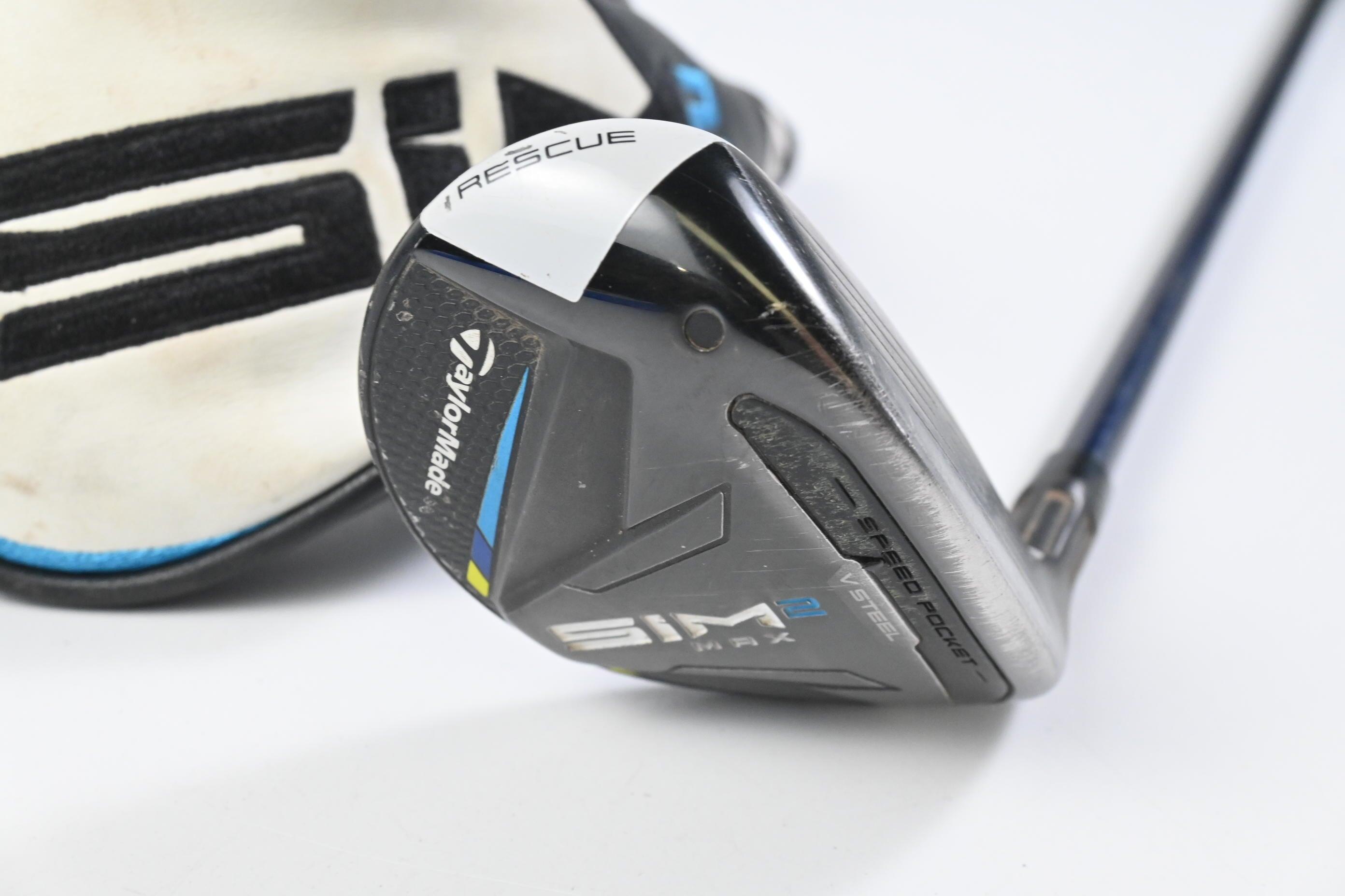 TaylorMade SIM2MAX 4U 22° Ventus Blue 7S Taylormade SIM2 Max #4 Hybrid / 22 Degree / Stiff Flex Fujikura