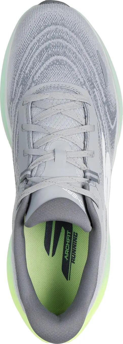 Skechers Aero Spark Men's Running Shoes - Gray/Green 3/5