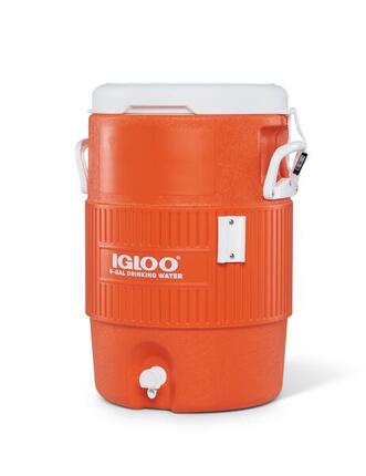 5 Gallon Seat Top - Drankdispenser / drankkoeler - 18 Liter - Oranje