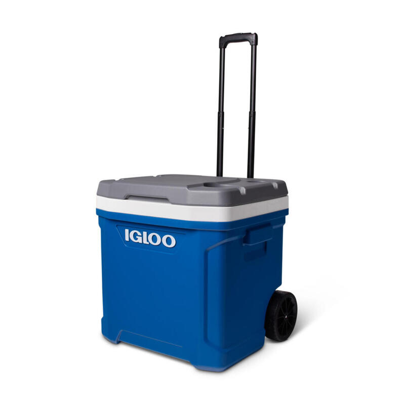 Latitude 60 roller passieve koelbox op wielen blauw voor kamperen 56 liter