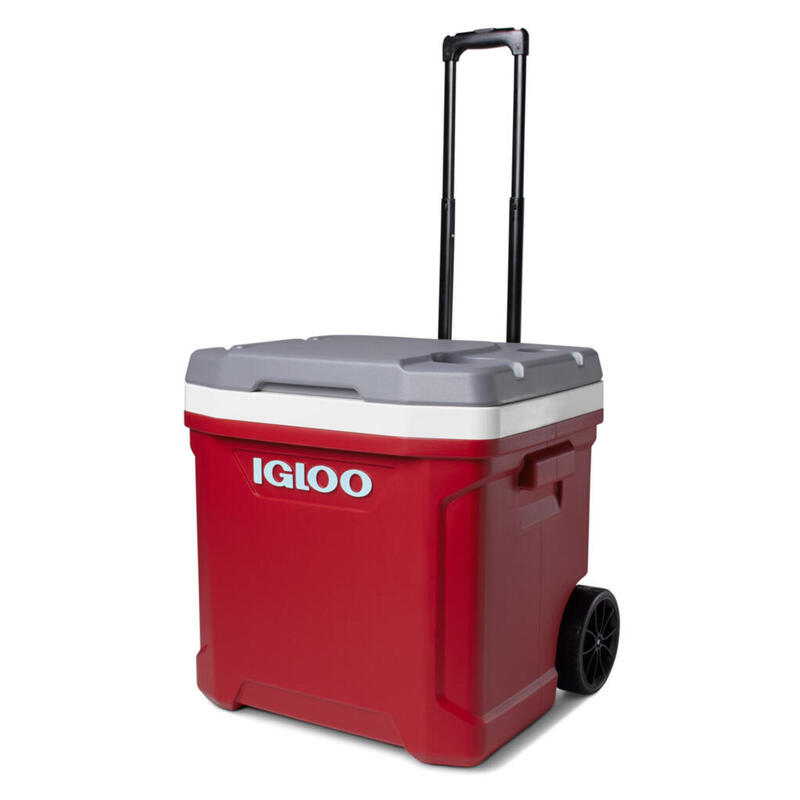 Latitude 60 Roller rosso frigoriferi portatile passivi con ruote 56 litri
