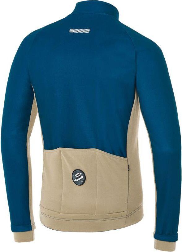 Chaqueta de manga larga Spiuk Top Ten Membrana Azul/Beige 2/5