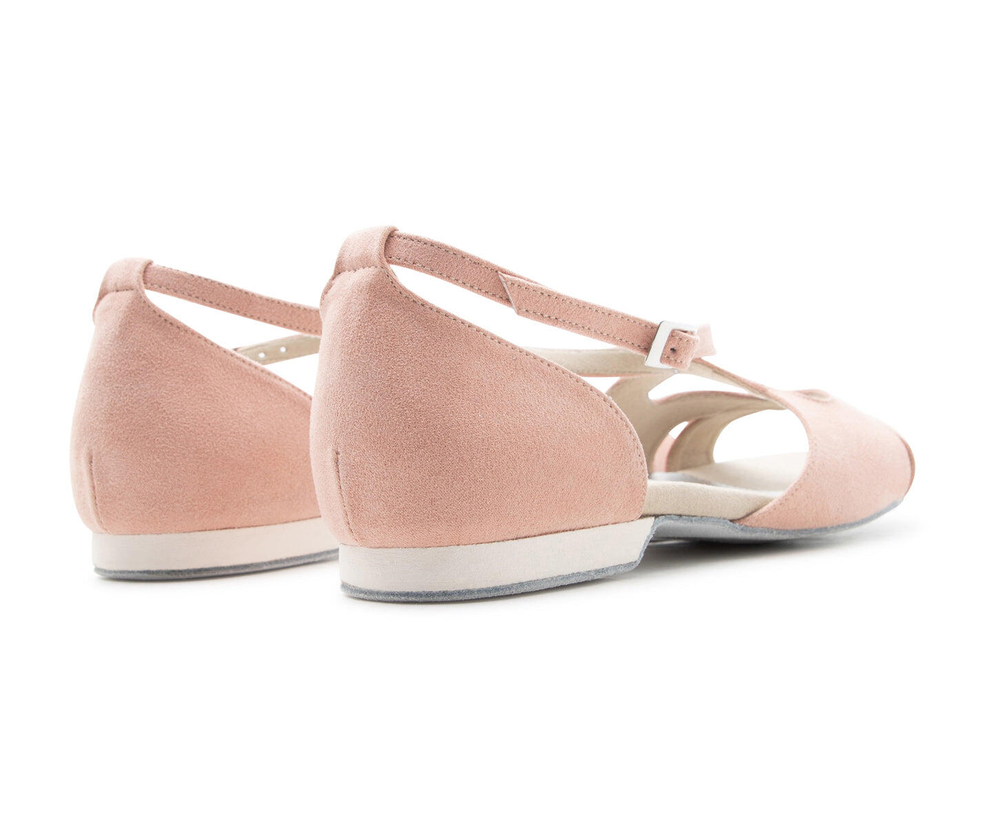 Grace Harmony Tanzschuhe in Coral Wildleder & Outdoor-Sohle 3/5