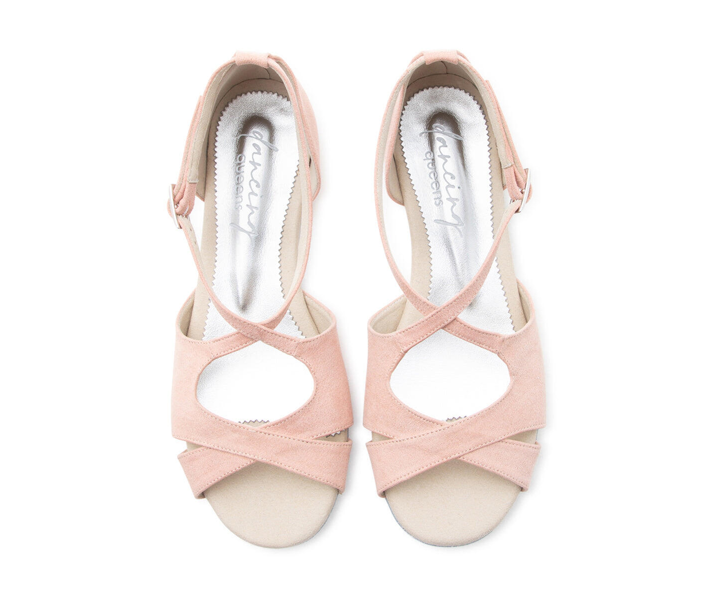 Grace Harmony Tanzschuhe in Coral Wildleder & Outdoor-Sohle 4/5