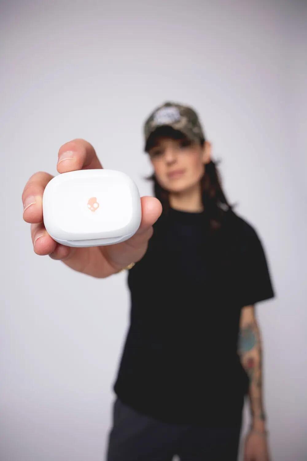 Smokin Buds® True Wireless In-Ear Bone/Orange Glow 5/6
