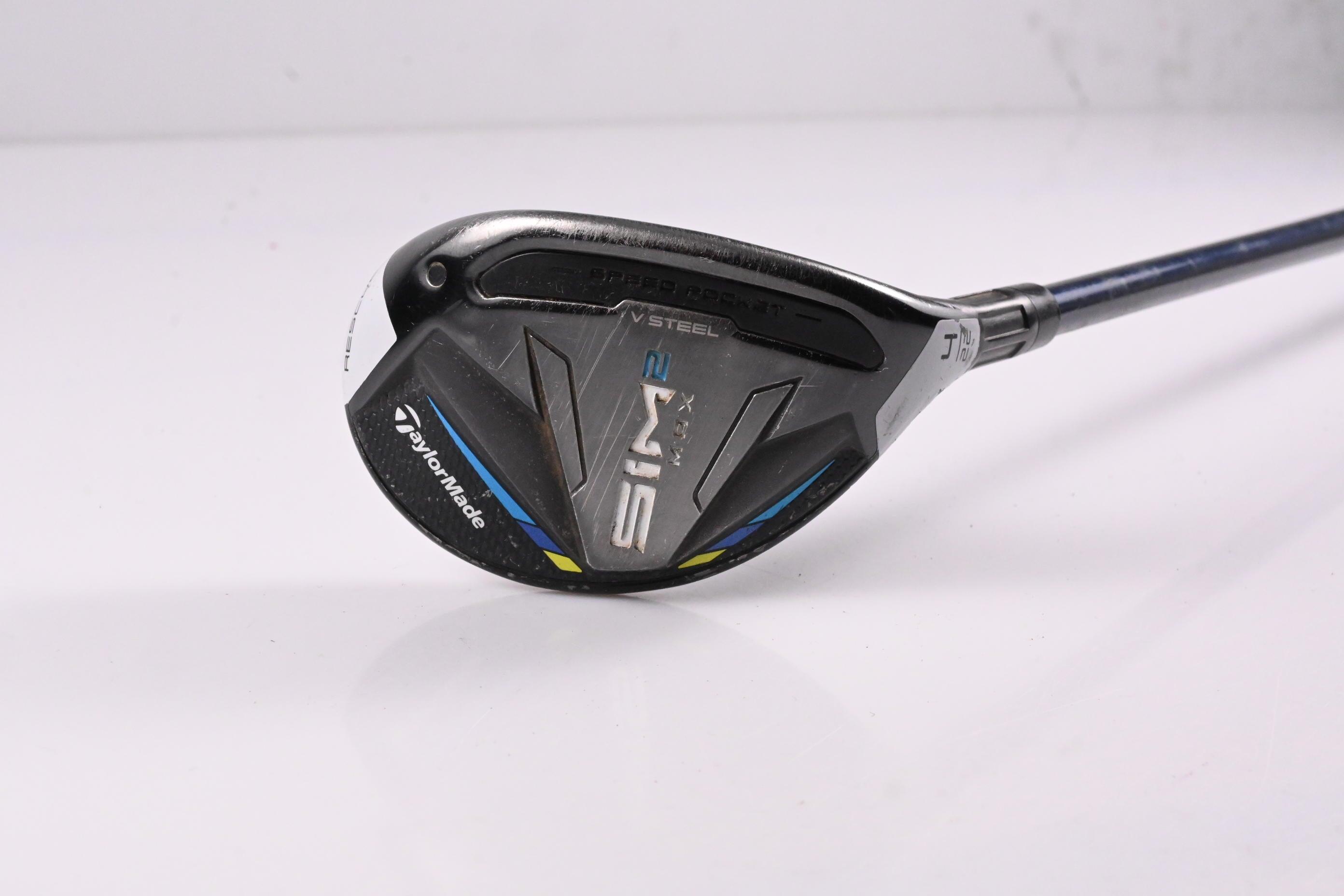 Taylormade SIM2 Max #4 Hybrid / 22 Degree / Stiff Flex Fujikura
