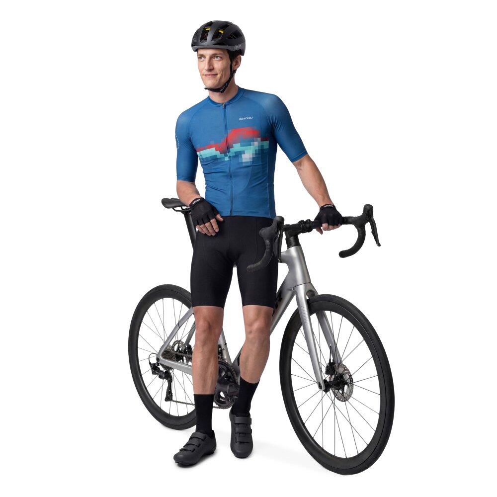 Herren Radsport ultraleichtes radtrikot für M3 NRC Blue Blau 3/8
