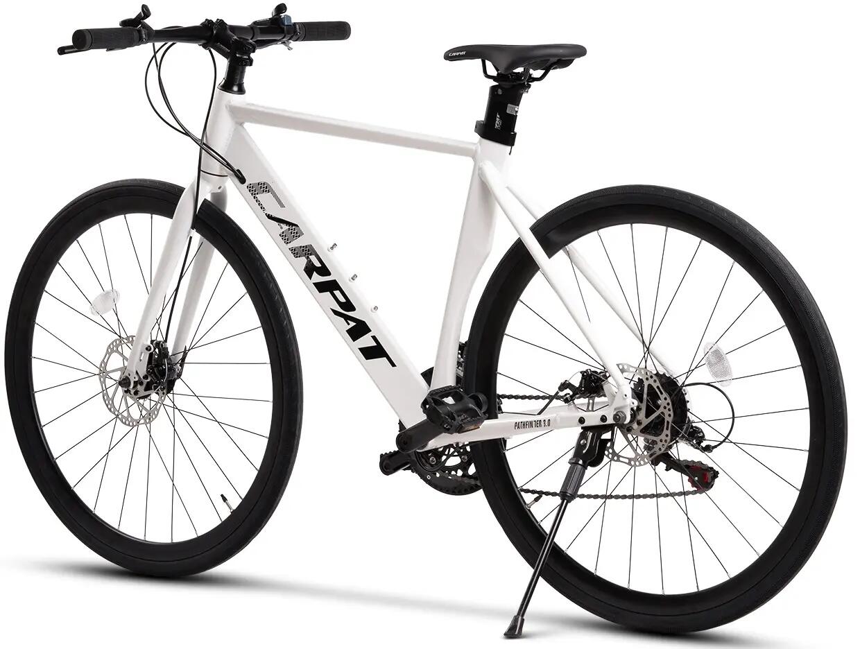 Bicicleta City/Gravel Carpat Pathfinder 3.0 C28314G 28", Alb/Negru 3/8
