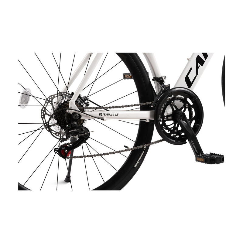 Bicicleta City/Gravel Carpat Pathfinder 3.0 C28314G 28", Alb/Negru