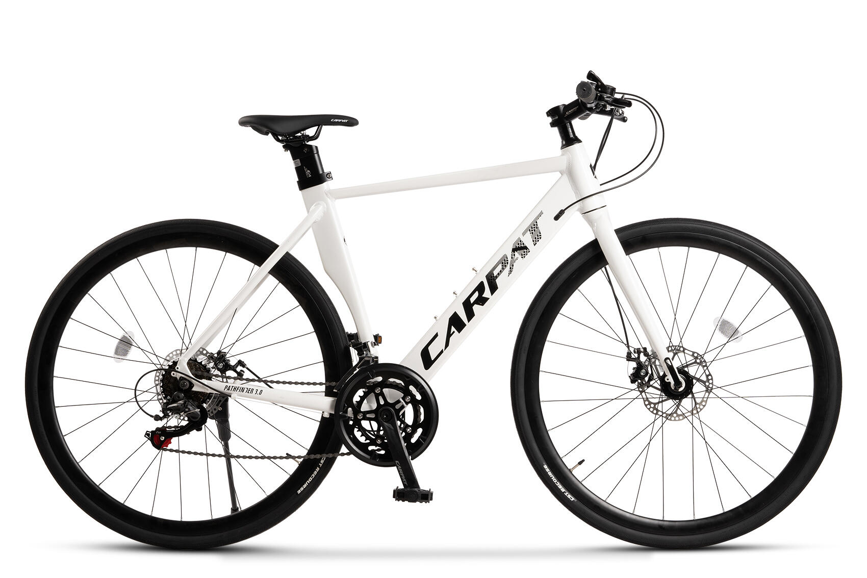 Bicicleta City/Gravel Carpat Pathfinder 3.0 C28314G 28, Alb/Negru