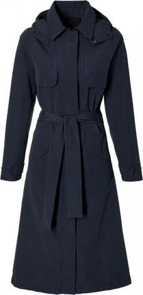 Basil Mosse bicycle rain trenchcoat women blue