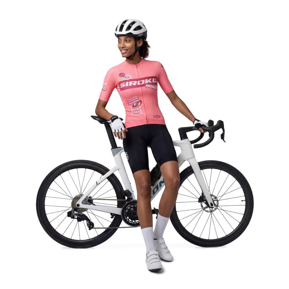 Maillot vélo mesh manches courtes femme Cyclisme M8-W NRC Coral Corail 3/7