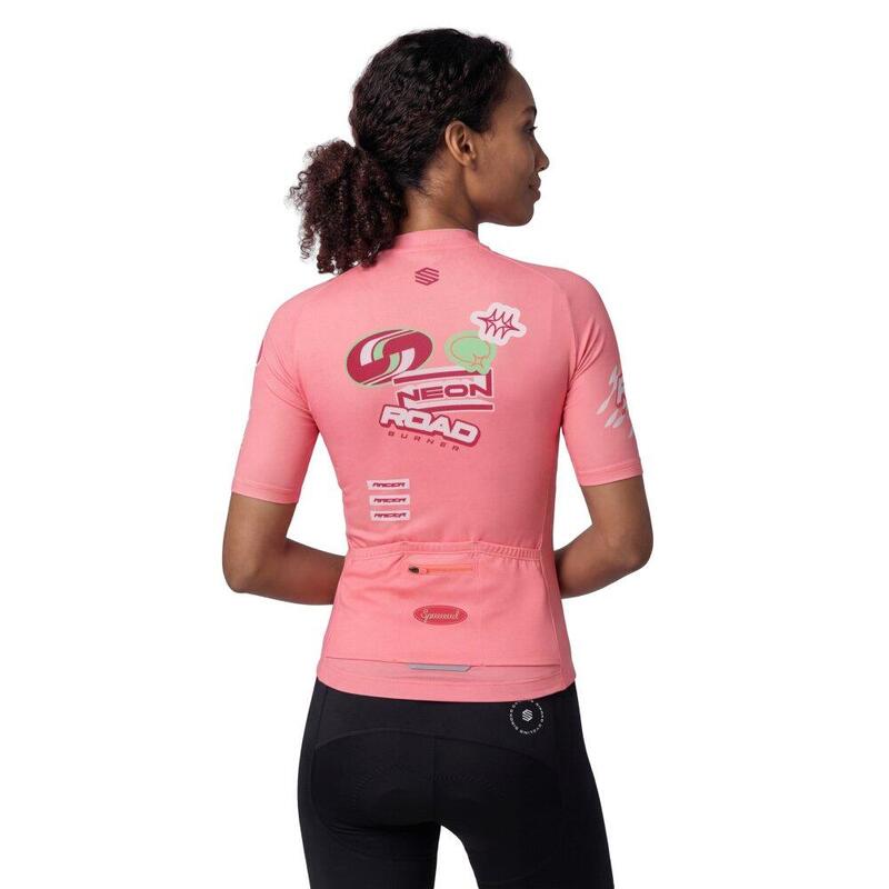 Tricou de cu mâneci scurte din plasă pentru femei M8-W NRC Coral Coral