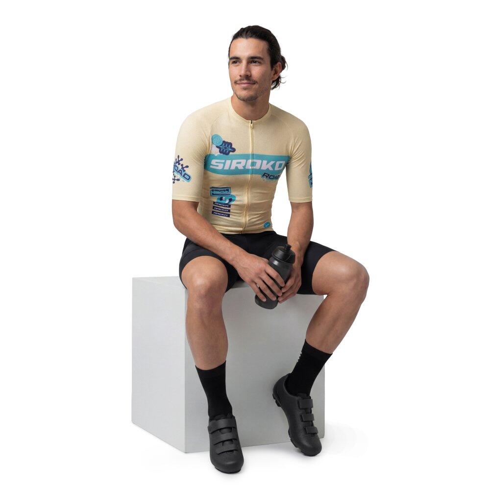 Maillot vélo mesh manches courtes homme Cyclisme M8 NRC Yellow Jaune 3/7