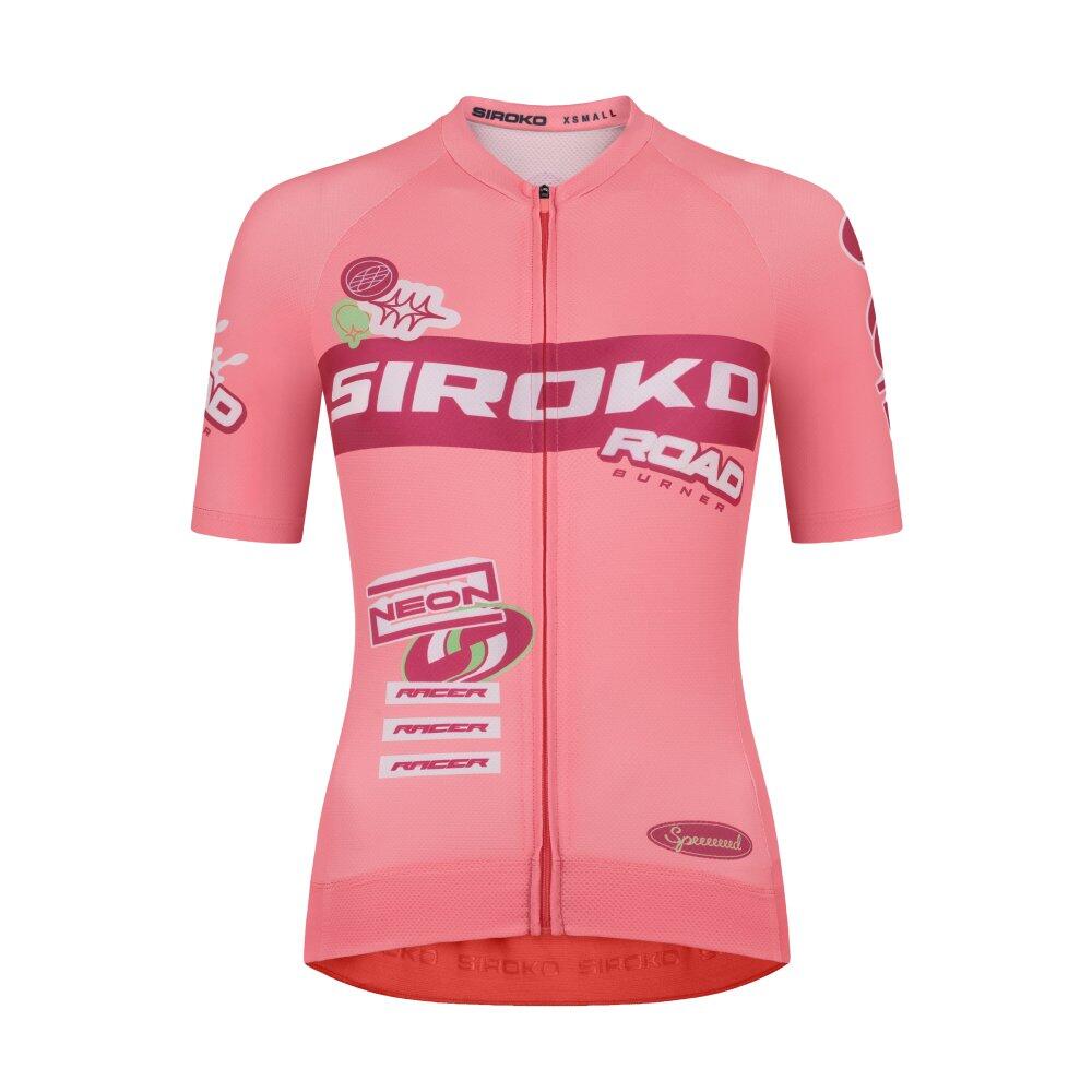 Maillot vélo mesh manches courtes femme Cyclisme M8-W NRC Coral Corail 6/7