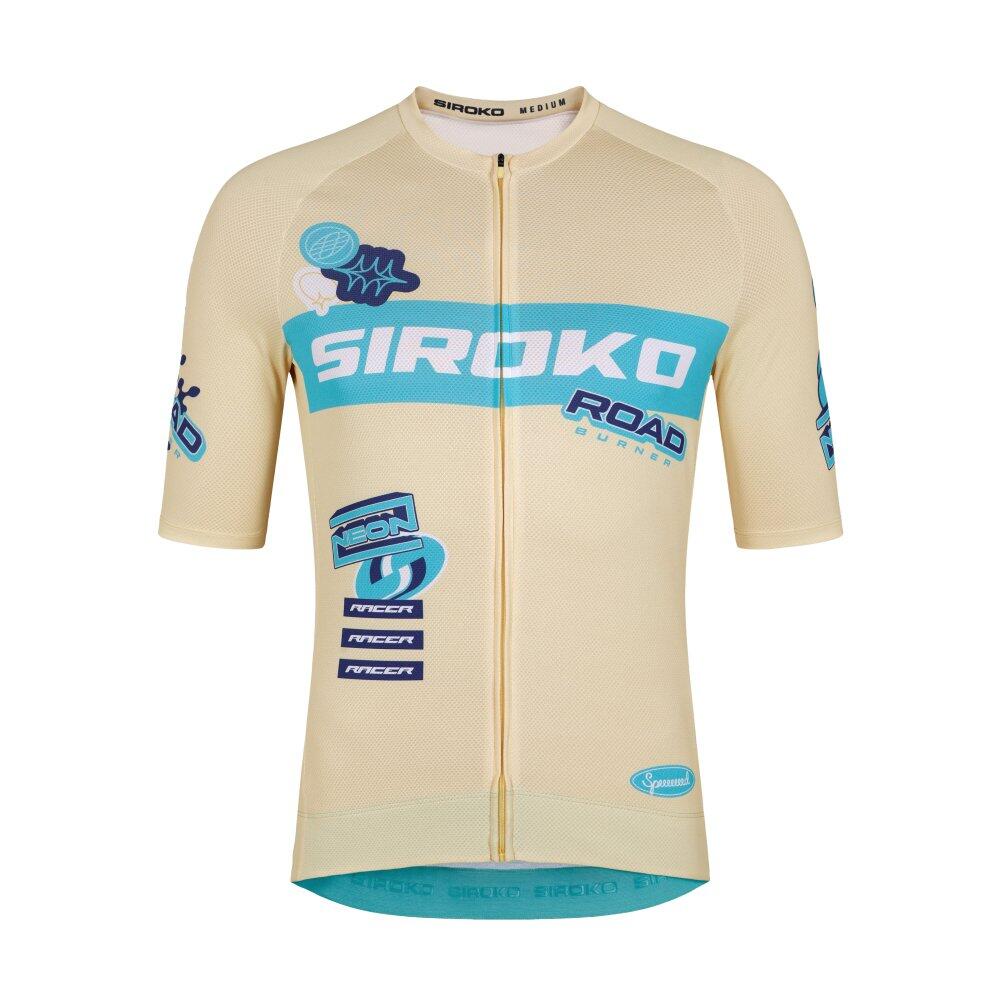 Maillot vélo mesh manches courtes homme Cyclisme M8 NRC Yellow Jaune 6/7
