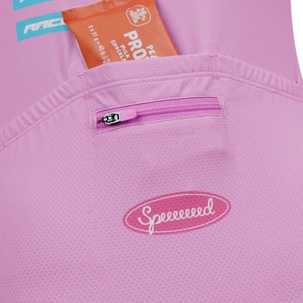 Maillot vélo mesh manches courtes femme Cyclisme M8-W NRC Pink Rose 5/7