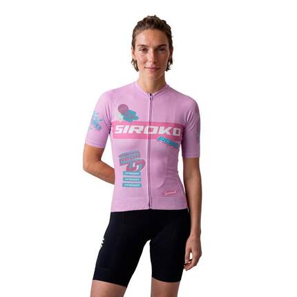 Maillot vélo mesh manches courtes femme Cyclisme M8-W NRC Pink Rose