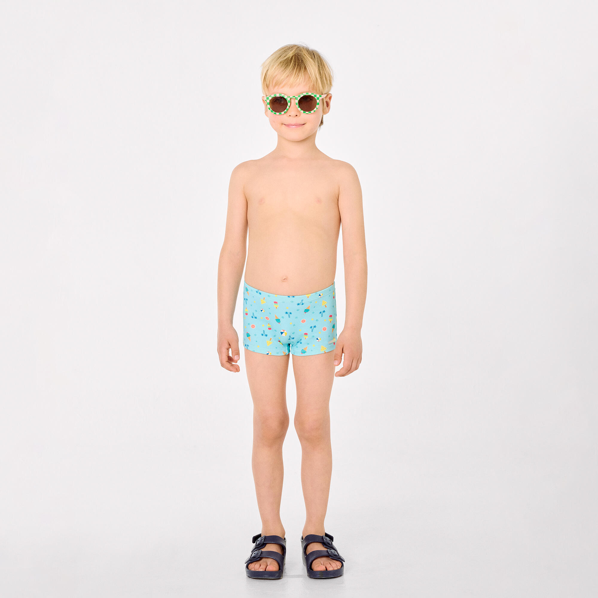 Boxer de bain pour garçon avec imprimé de glace 7/7