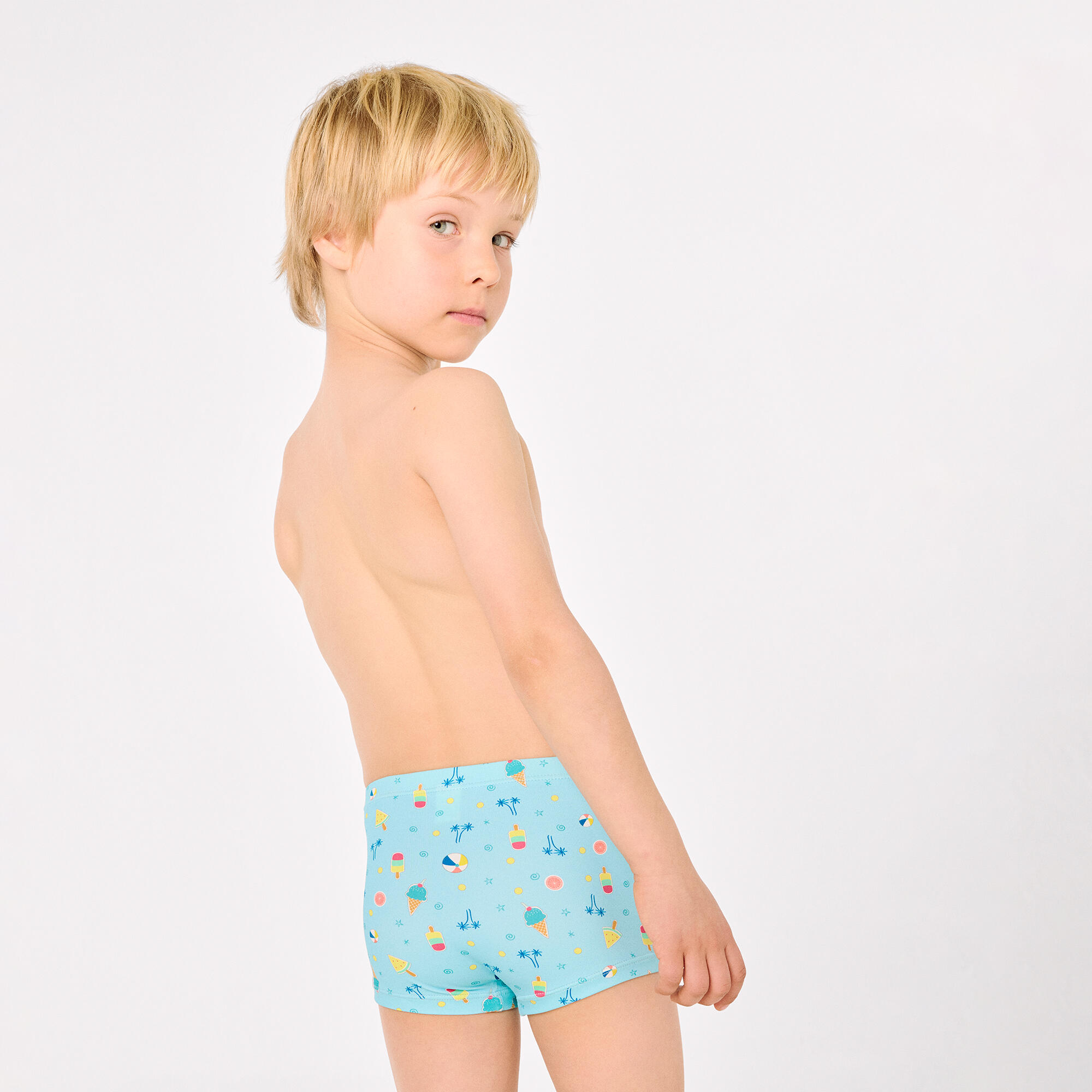 Boxer de bain pour garçon avec imprimé de glace 4/7
