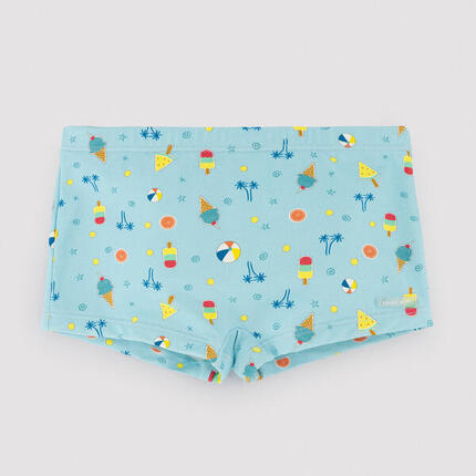 Boxer de bain pour garçon avec imprimé de glace