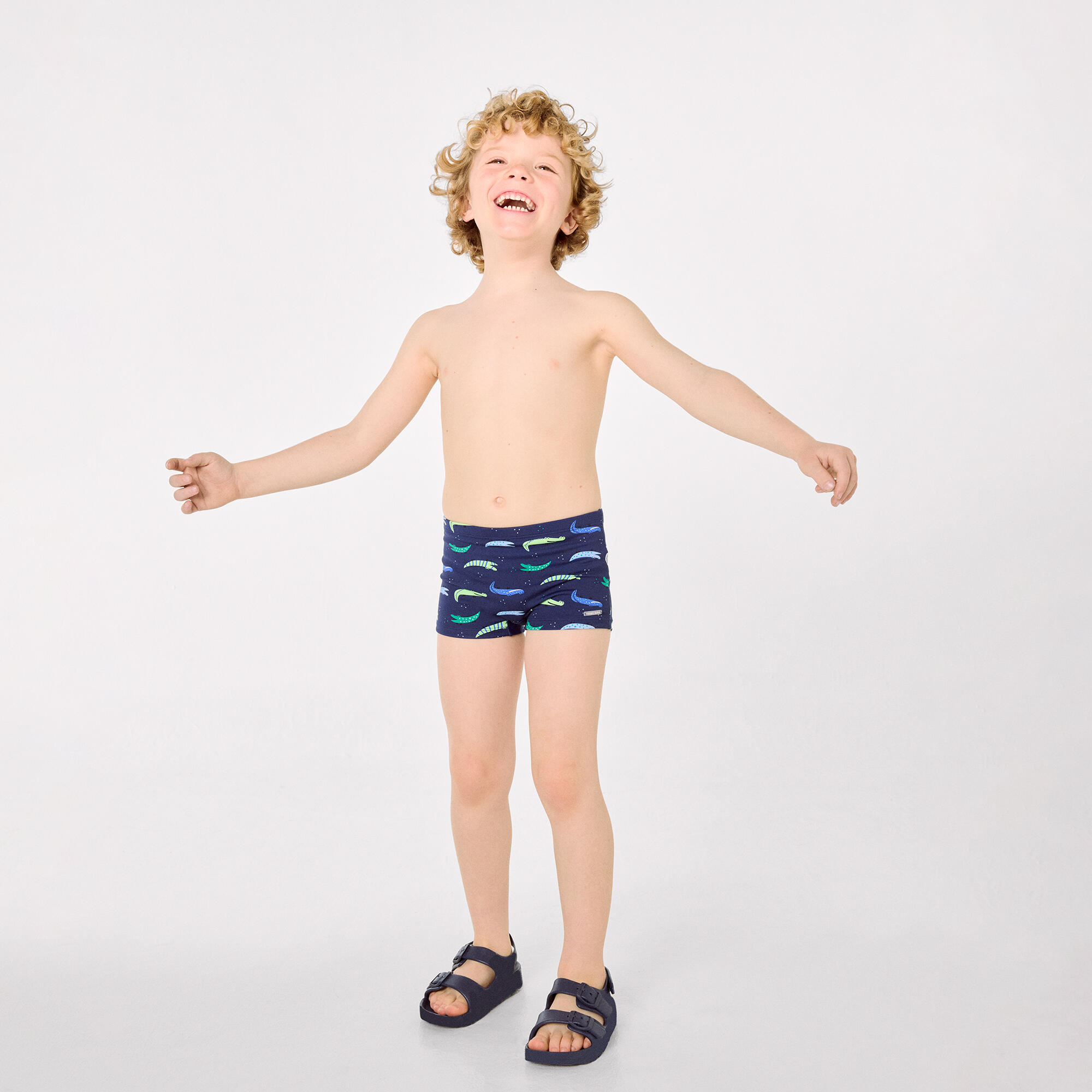 Boxer de bain pour garçon avec imprimé crocodile 6/6