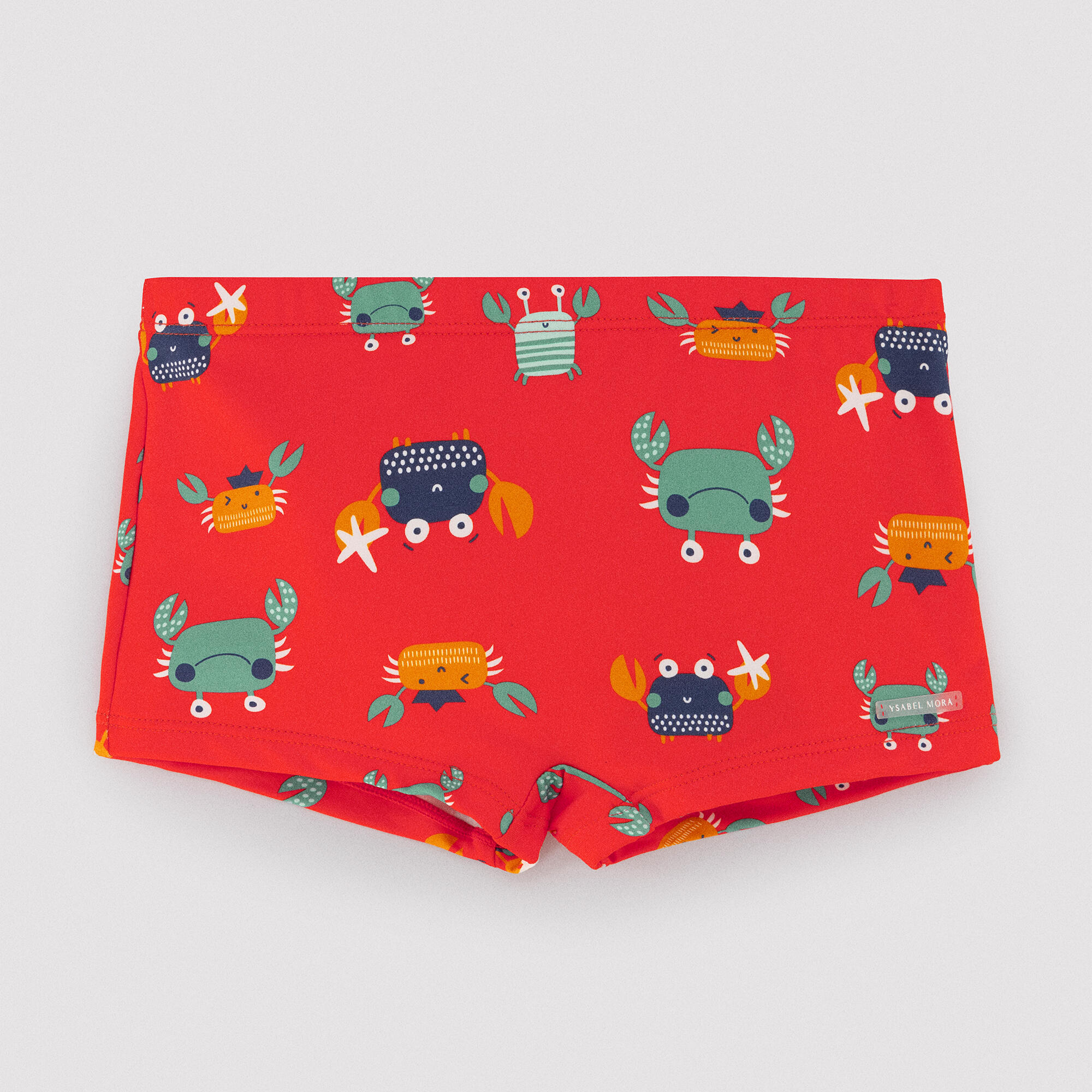 Maillot de bain boxer pour garçon avec imprimé crabe 1/7