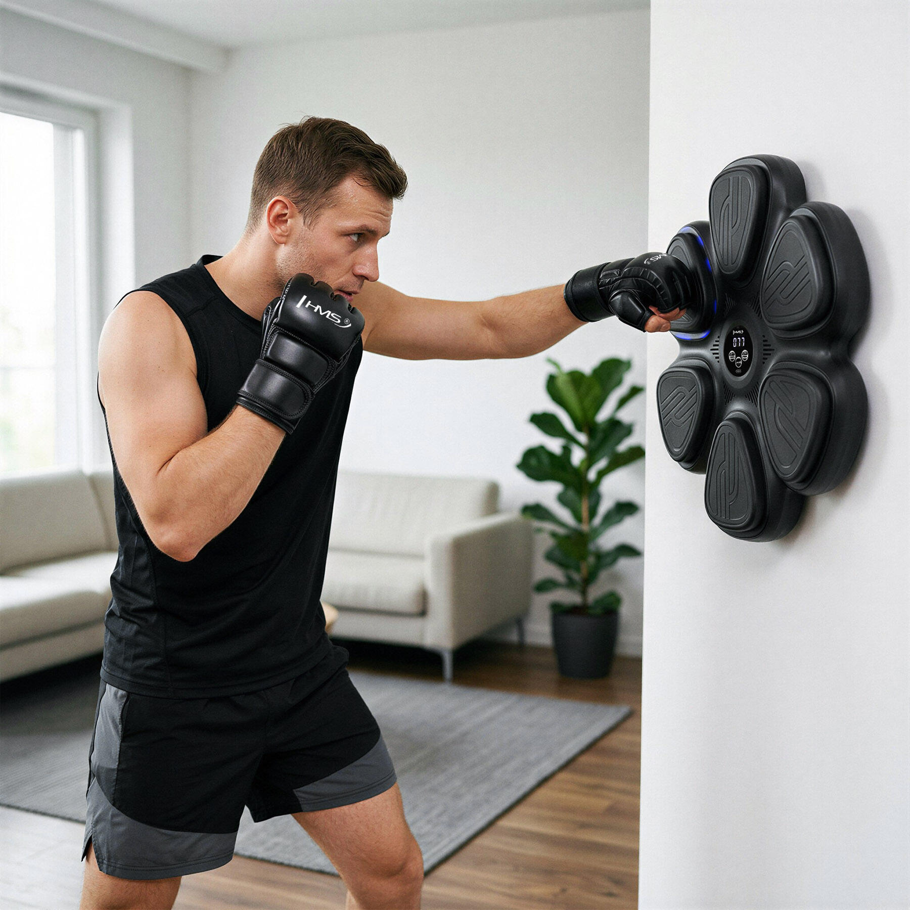 Cible de boxe électronique HMS TB12 Bluetooth – enfants, adolescents et adultes 7/7
