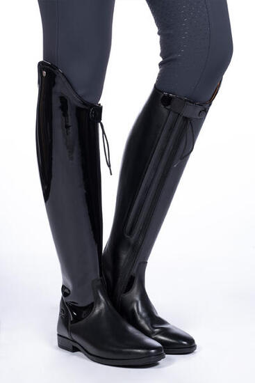 Bottes d'équitation HKM Lynette longueur/largeur standard noires