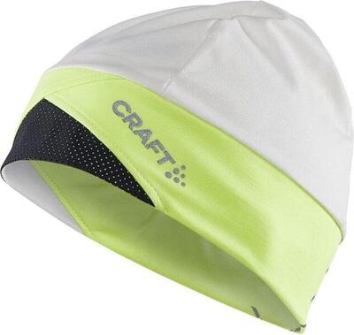 Craft adv lumen fleece unisex reflecterende muts wit geel