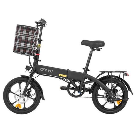 Vélo électrique pliant DYU A1F Pro 16 pouces 250 W 36 V 7,5 Ah