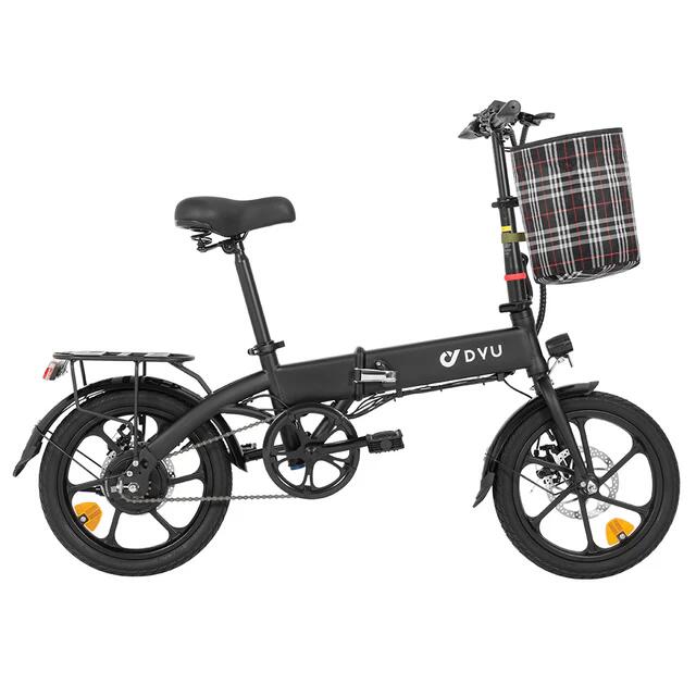 Bicicletta elettrica pieghevole DYU A1F Pro 16 pollici 250W 36V 7.5Ah 7/7