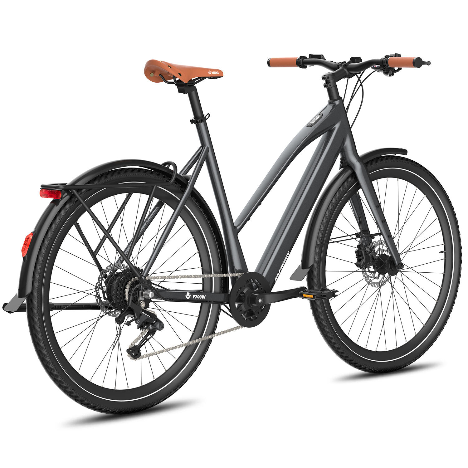 Bicicleta eléctrica ligera Fafrees F700W con batería de 36 V y 10 Ah 3/7
