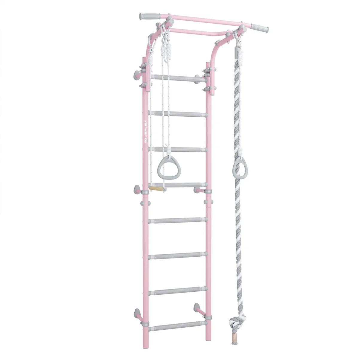 Barra fixa ClimbMaxx M2 com acessórios incluídos, cor-de-rosa 1/4