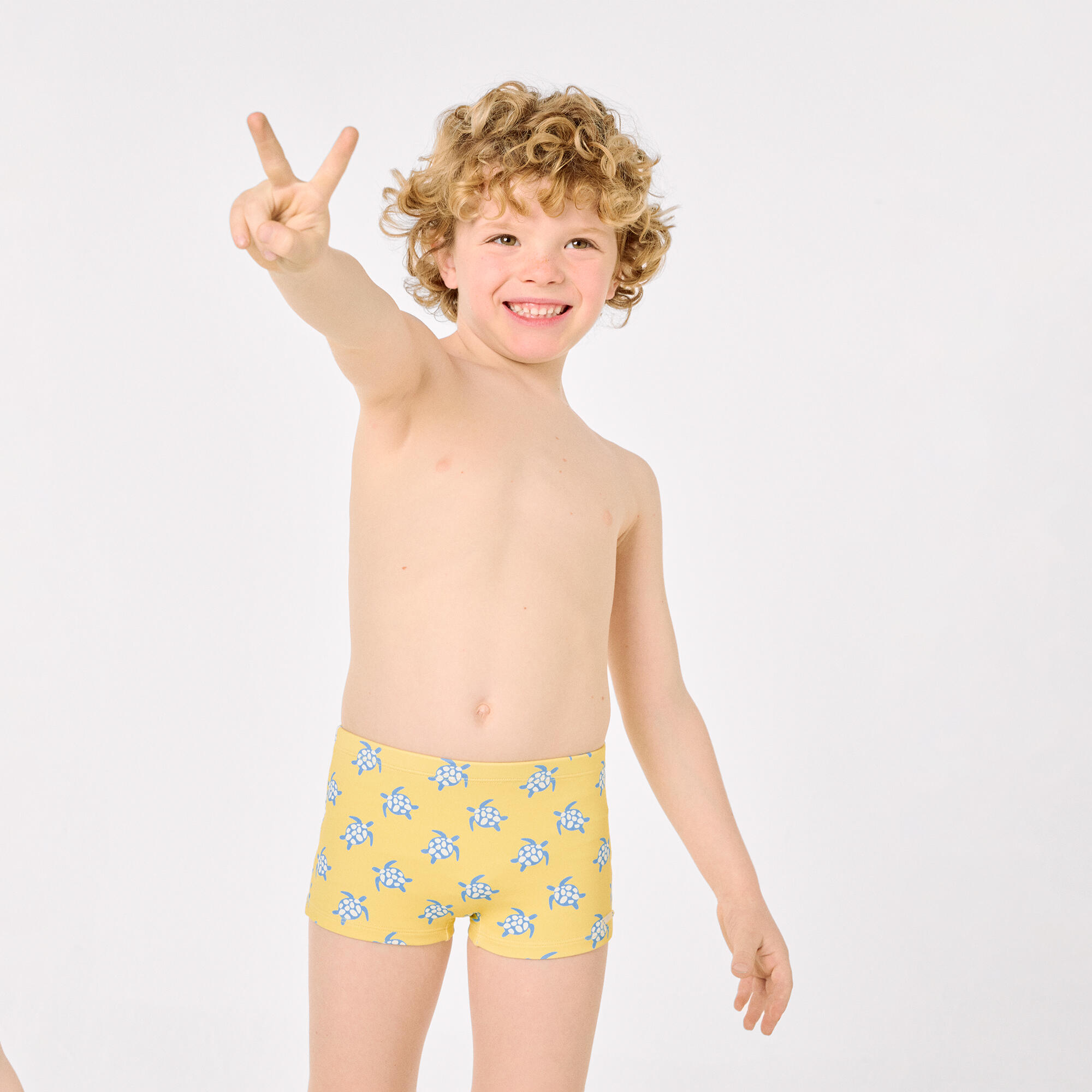 Maillot de bain boxer pour garçon avec imprimé tortue 3/6