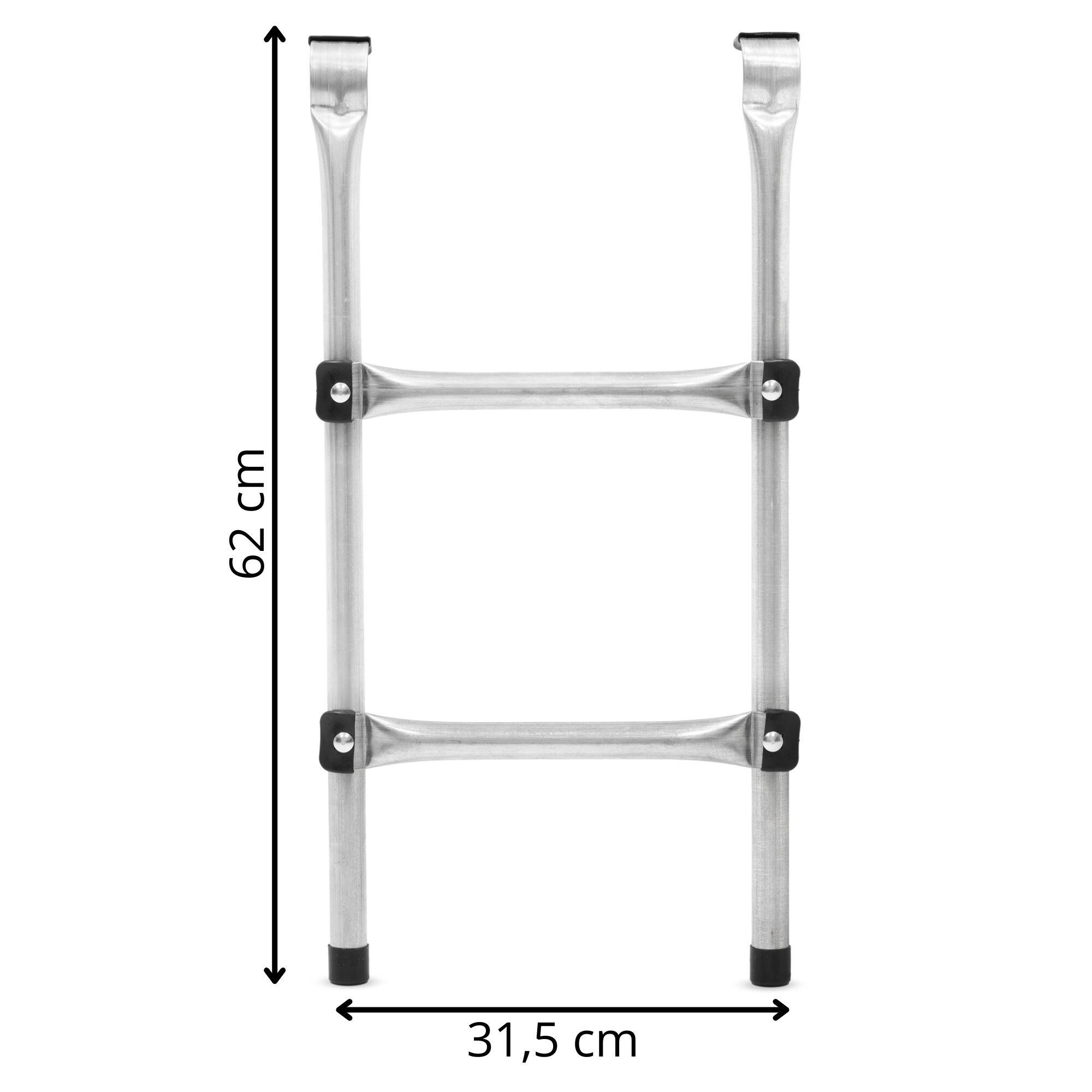 Drabinka do trampoliny Springos 62 cm, schodki z 2 stopniami 7/7