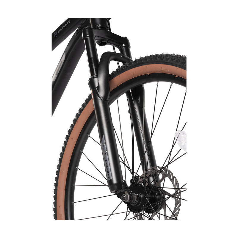 Bicicleta MTB Velors Mercury V27301G, 27.5", Negru/Gri, 21 viteze