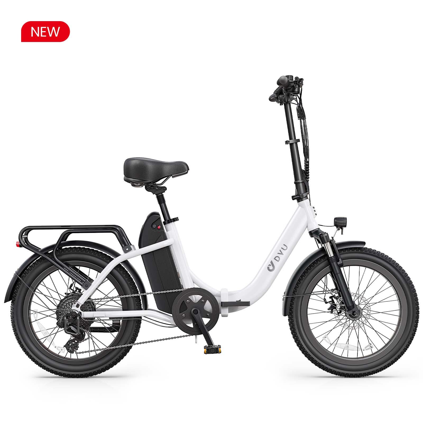 Bicicletă electrică pliabilă DYU C9, motor de 250W, baterie de 48V 15.6Ah