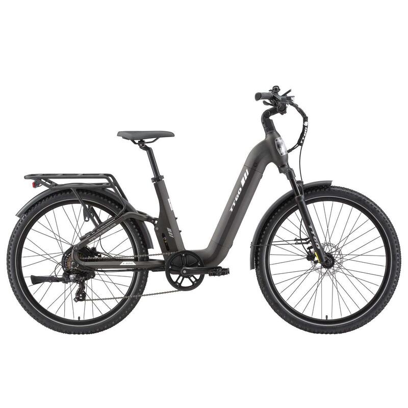 Bicicletă electrică TTGO E-SUVO, baterie de 48V 15Ah, anvelopă de 27,5 inch