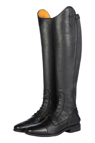 Skórzane buty jeździeckie HKM Titanium Style Extra Long/Width S